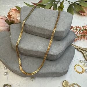 Sarah Coventry Gold Plated Chain Necklace